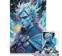 Rompecabezas para Adolescentes de 1000 Piezas: Boreas, el Príncipe de Hielo de los Vientos del Norte Juegos relajantes, difíciles y desafiantes Cada Pieza es única 38x52cm