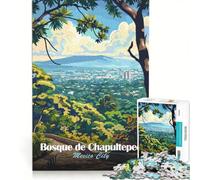 Rompecabezas para Adolescentes de 1000 Piezas Bosque de Chapultepec, Ciudad de México, Juego práctico, difícil y desafiante, Regalo de Juego desafiante 50x75cm