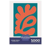 Rompecabezas para Adolescentes De 1000 Piezas Botanical Abstract Shape Rompecabezas para Adolescentes Juego Familiar Desafío Difícil Cumpleaños Y Navidad 52x38cm/1000pcs