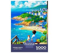 Rompecabezas para Adolescentes De 1000 Piezas Boy and Cats Rompecabezas para Adolescentes Juegos Relajantes Regalo De Cumpleaños Gran Regalo para Jugar 70x50cm/1000pcs