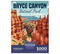 Rompecabezas para Adolescentes De 1000 Piezas Bryce Canyon National Park Rompecabezas para Adolescentes Juegos Relajantes Regalos para Mujeres Diversión En Casa Actividades, 70x50cm/1000pcs