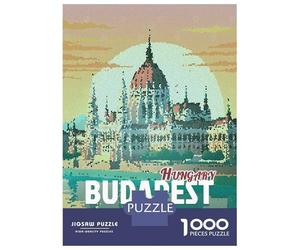 Rompecabezas para Adolescentes De 1000 Piezas Budapest Hungary Mosaic Travel Rompecabezas para Adultos Juguete Decoración De Pared Mejora La Memoria Regalos De Cumpleaños Y Únicos 38x26cm/1000pcs