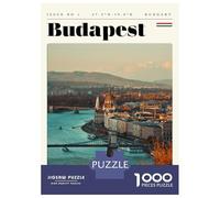 Rompecabezas para Adolescentes De 1000 Piezas Budapest Hungary Travel Art Rompecabezas para Adultos Juego De Ingenio Regalos para Mujeres Desafiante De Completar 38x26cm/1000pcs