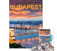 Rompecabezas para Adolescentes de 1000 Piezas Budapest Hungría Rompecabezas AR para Adultos Juego práctico análisis y lógica Regalos de cumpleaños y únicos (tamaño 50x75cm)
