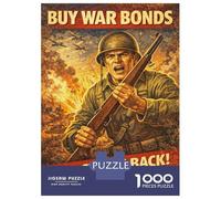 Rompecabezas para Adolescentes De 1000 Piezas Buy War Bonds and Strike Back Rompecabezas Juegos Familiares Carrera De Velocidad Manual Cumpleaños 70x50cm/1000pcs