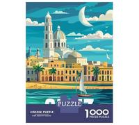 Rompecabezas para Adolescentes De 1000 Piezas Cadiz Spain Travel Rompecabezas para Adolescentes Juego Familiar Desafío Difícil Cumpleaños Y Navidad 70x50cm/1000pcs