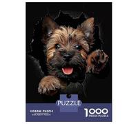 Rompecabezas para Adolescentes De 1000 Piezas Cairn Terrier Dog Rompecabezas Juegos Relajantes Pero Divertidos Y Humorísticos Cumpleaños 70x50cm/1000pcs