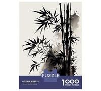 Rompecabezas para Adolescentes De 1000 Piezas Calming Bamboo Ink Wash Rompecabezas Juegos Relajantes Pero Divertidos Y Humorísticos Cumpleaños 70x50cm/1000pcs