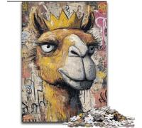 Rompecabezas para Adolescentes de 1000 Piezas: Camel Art, análisis y lógica, con Piezas aleatorias y Totalmente entrelazables, para Mayores de 14 años tamaño 26x38cm