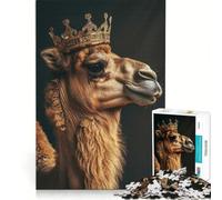 Rompecabezas para Adolescentes de 1000 Piezas Camel King, Juguetes antiestrés, Carrera de Velocidad Manual, Mejora el Amor Entre Parejas, 38x26cm
