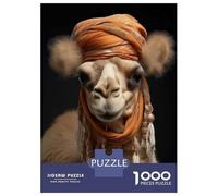 Rompecabezas para Adolescentes De 1000 Piezas Camel with A Hairstyle Rompecabezas para Adultos Juegos Familiares Análisis Y Lógica Cumpleaños Y Navidad 70x50cm/1000pcs