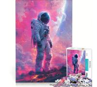 Rompecabezas para Adolescentes de 1000 Piezas Caminando por un Planeta Juego de ingenio Interacción Entre Padres e Hijos Regalo de cumpleaños 38x52cm