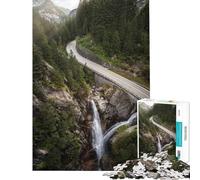 Rompecabezas para Adolescentes de 1000 Piezas Camino al Paraíso Rompecabezas para Adultos Juego Familiar Divertido y humorístico Gran Regalo para los Amantes de los Juegos (Tamaño 50x75cm)