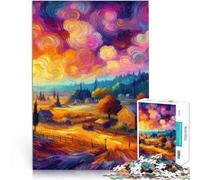 Rompecabezas para Adolescentes de 1000 Piezas Campo caprichoso Entrena tu Cerebro y Tus Manos Regalos para Amigos y Familiares 75x50cm