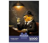 Rompecabezas para Adolescentes De 1000 Piezas Canary in A Suit Rompecabezas para Adultos Juego De Ingenio Decoración De Pared Regalos para Reducir El Estrés 52x38cm/1000pcs