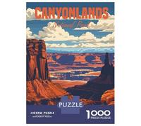 Rompecabezas para Adolescentes De 1000 Piezas Canyonlands National Park Rompecabezas para Adolescentes Juego Práctico Desafío Difícil Desafiante De Completar 52x38cm/1000pcs
