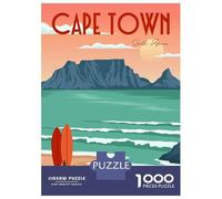 Rompecabezas para Adolescentes De 1000 Piezas Cape Town Travel Rompecabezas DIY Juguetes Vacaciones En Casa Matar El Tiempo Cumpleaños Y Navidad 70x50cm/1000pcs