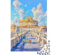 Rompecabezas para Adolescentes De 1000 Piezas Castel Sant'Angelo Ancient Rome's Timeless Wonder Rompecabezas para Adultos Juguetes DIY Pero Divertidos Y Humorísticos Regalos De Cumpleaños Y Únicos 38