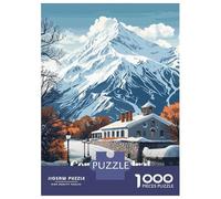 Rompecabezas para Adolescentes De 1000 Piezas Cerro Catedral Argentina Rompecabezas para Adultos Juego De Ingenio Aliviador del Estrés 52x38cm/1000pcs