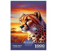 Rompecabezas para Adolescentes De 1000 Piezas Cheetah Wall Art Print Rompecabezas para Adultos Juguetes DIY Pero Divertidos Y Humorísticos Regalos De Cumpleaños Y Únicos 70x50cm/1000pcs