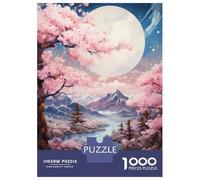 Rompecabezas para Adolescentes De 1000 Piezas Cherry Blossom Fantasy Landscape Rompecabezas para Adultos Juego Familiar Regalos para Mujeres Cumpleaños Y Navidad 70x50cm/1000pcs