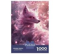 Rompecabezas para Adolescentes De 1000 Piezas Cherry Blossom Fox -2 Rompecabezas para Adultos Juegos Relajantes Análisis Y Lógica Cumpleaños 70x50cm/1000pcs