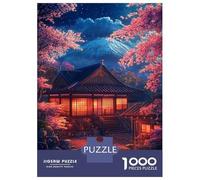 Rompecabezas para Adolescentes De 1000 Piezas Cherry Blossom Serenity-27 Rompecabezas para Adultos Juego Familiar Pero Divertido Y Humorístico Actividades Divertidas En Casa 70x50cm/1000pcs