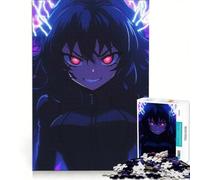 Rompecabezas para Adolescentes de 1000 Piezas: Chica Anime con Poderes eléctricos, Juegos educativos, decoración, colección de Artistas, Bellas Artes 50x75cm