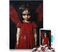 Rompecabezas para Adolescentes de 1000 Piezas Chica de alas Rojas Juguete Educativo para aliviar el estrés Buen Regalo 52x38cm
