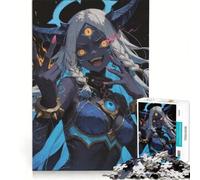 Rompecabezas para Adolescentes de 1000 Piezas: Chica Demonio con Tercer Ojo, Juego Familiar, Actividades Divertidas en casa, Regalo de cumpleaños, Regalos de Viaje 38x52cm