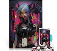 Rompecabezas para Adolescentes de 1000 Piezas Chica Punk número 8 Juguetes de Juego para Regalo Familiar Regalos de Amigo Secreto 75x50cm