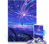 Rompecabezas para Adolescentes de 1000 Piezas Cielo Nocturno con Destellos estelares Juego desafiante Regalo de cumpleaños 38x26cm