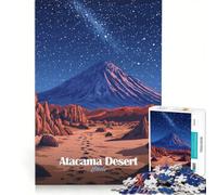 Rompecabezas para Adolescentes de 1000 Piezas: Cielo Nocturno del Desierto de Atacama Juego Educativo, Ideal para Reducir el estrés Un Regalo estupendo para los Amantes de los Videojuegos 50x75cm
