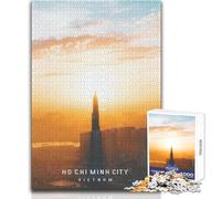 Rompecabezas para Adolescentes de 1000 Piezas, Ciudad Ho Chi Minh, Juego Educativo Familiar para diversión Familiar, Juguete Educativo, tamaño 38x26cm