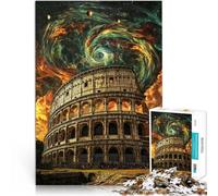 Rompecabezas para Adolescentes de 1000 Piezas Coliseo Celestial para el Juguete de desafío de Juego Educativo Una Obra de Arte 52x38cm