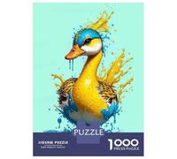 Rompecabezas para Adolescentes De 1000 Piezas Colorful Duck Art Print Rompecabezas para Adultos Juegos Relajantes Decoración Perfecta Cumpleaños Y Navidad 52x38cm/1000pcs