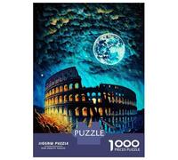 Rompecabezas para Adolescentes De 1000 Piezas Colosseum of Rome Painting Rompecabezas para Adolescentes Juego Práctico Desafío Difícil Desafiante De Completar 38x26cm/1000pcs