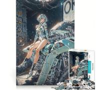 Rompecabezas para Adolescentes de 1000 Piezas con Chica Anime Deportista, Juguetes antiestrés, desafío exigente, para Mejorar el Amor Entre Parejas 38x26cm