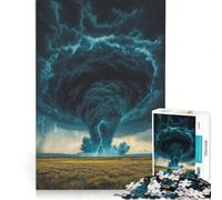 Rompecabezas para Adolescentes de 1000 Piezas con Datos Curiosos sobre tornados Juego Educativo Ideal para Reducir el estrés un Regalo estupendo para los Amantes de los Videojuegos 38x52cm