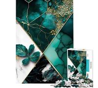 Rompecabezas para Adolescentes de 1000 Piezas con diseño Abstracto geométrico Floral Juguete Educativo Juego didáctico Decoración Perfecta Regalos de cumpleaños (tamaño 38x52cm)