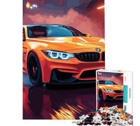 Rompecabezas para Adolescentes de 1000 Piezas con diseño artístico de un Coche Deportivo Juguete Educativo para Aprender Jugar analizar y desarrollar la lógica Ideas de Regalo (Tamaño 50x75cm)