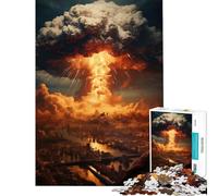 Rompecabezas para Adolescentes de 1000 Piezas con diseño de Bomba atómica Actividades Divertidas para Hacer en casa Juego Familiar Divertido y humorístico para Mayores de 14 años 50x75cm