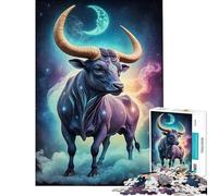 Rompecabezas para Adolescentes de 1000 Piezas con diseño de Carta Astral Un Reto para completar Diversión en Familia Juguete antiestrés para Mayores de 14 años (38x52cm)