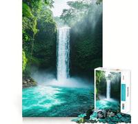 Rompecabezas para Adolescentes de 1000 Piezas con diseño de Cascada Tropical Piezas de Ajuste preciso Juguete lógico y Divertido Juego Tranquilo Ideal para cumpleaños y Actividades artísticas