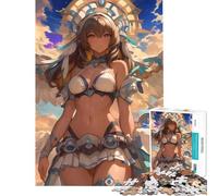 Rompecabezas para Adolescentes de 1000 Piezas con diseño de Chica Anime angelical Juguetes educativos para Aprender y Jugar Juego práctico Actividades Familiares Regalo de cumpleaños (tamaño 50x75cm)