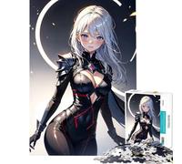 Rompecabezas para Adolescentes de 1000 Piezas con diseño de Chica Anime Juguetes educativos Juego didáctico decoración Perfecta Regalos de cumpleaños (tamaño 38x52cm)