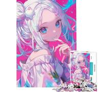 Rompecabezas para Adolescentes de 1000 Piezas con diseño de Chica Anime Waifu Juego desafiante Juguete antiestrés Ideal para el Amigo Invisible (tamaño 75x50cm)