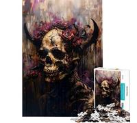 Rompecabezas para Adolescentes de 1000 Piezas con diseño de decadencia Dorada Divertidas Actividades para Aprender en casa Juguete Educativo para Mayores de 14 años (50x75cm)