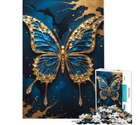 Rompecabezas para Adolescentes de 1000 Piezas con diseño de Mariposa Kintsugi Un Reto para completar Diversión Familiar Juegos educativos para Mayores de 14 años (38x52cm)