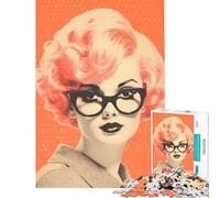 Rompecabezas para Adolescentes de 1000 Piezas con diseño de Pin-up Un Reto para completar una Obra de Arte Juguete Educativo Apto para Mayores de 14 años (50x75cm)